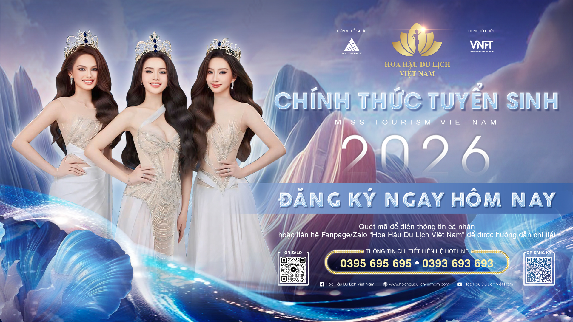 TUYỂN SINH TOÀN QUỐC HOA HẬU DU LỊCH VIỆT NAM 2026 - VIỆT NAM BỪNG SÁNG
